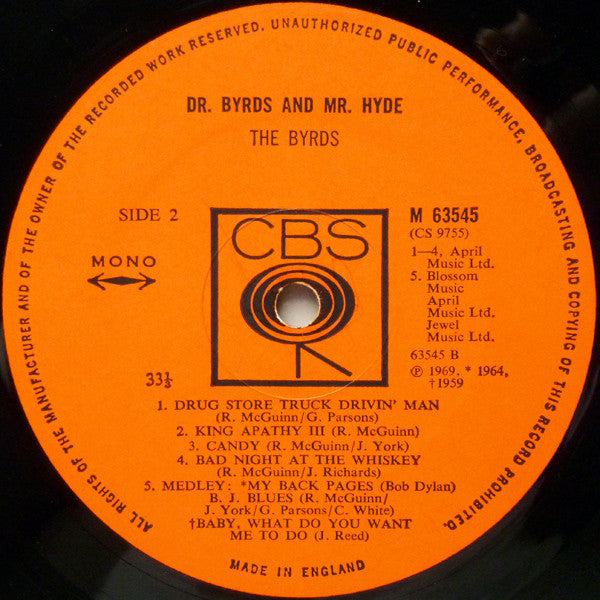 The Byrds – Dr. Byrds & Mr. Hyde, image 4