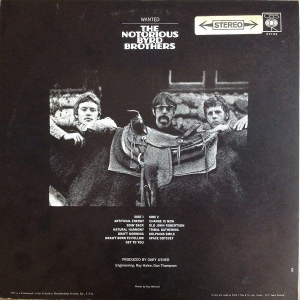 The Byrds – The Notorious Byrd Brothers, image 2