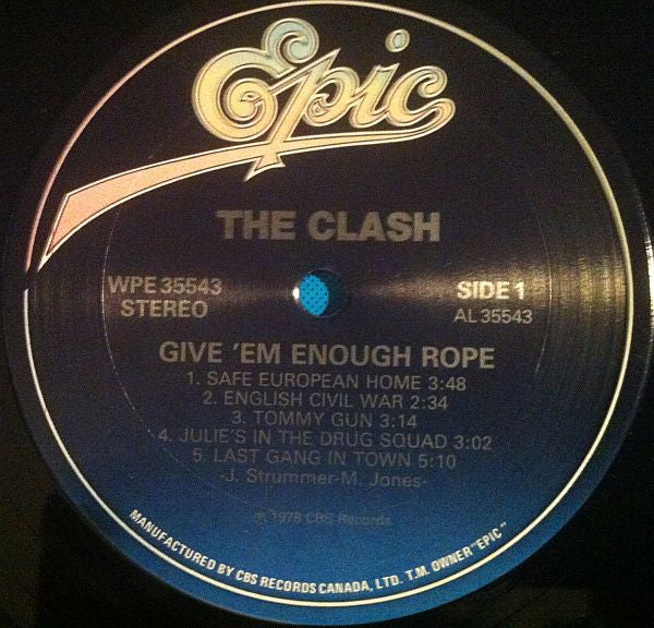 The Clash – Give 'Em Enough Rope, image 3