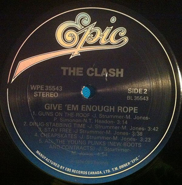 The Clash – Give 'Em Enough Rope, image 4