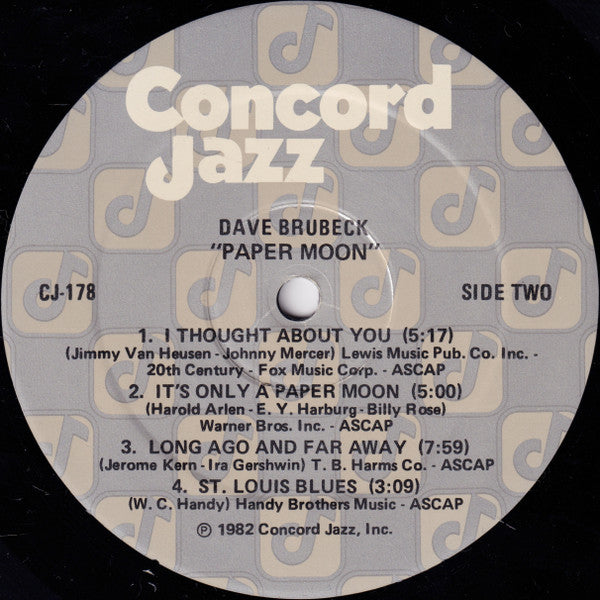 The Dave Brubeck Quartet – Paper Moon, image 4