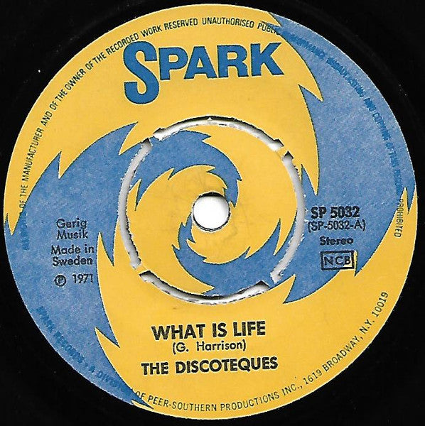 The Discoteques – What Is Life / He's Got The Whole World, image 3