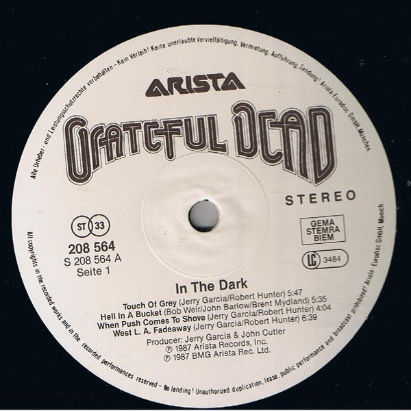 Grateful Dead – In The Dark, image 2