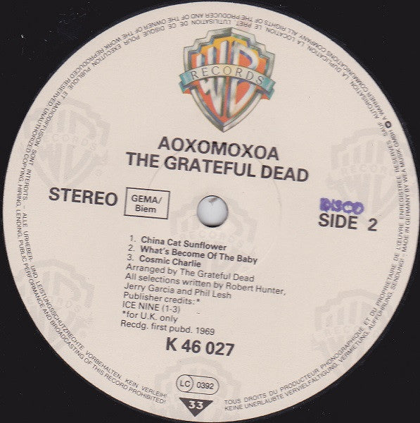 Grateful Dead – Aoxomoxoa, image 4