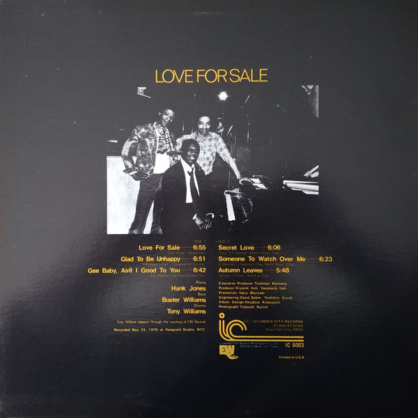 The Great Jazz Trio – Love For Sale, image 2