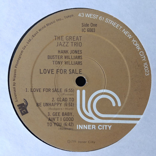 The Great Jazz Trio – Love For Sale, image 3