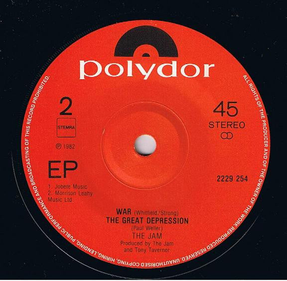 The Jam – Just Who Is The 5 O'Clock Hero / War / The Great Depression, image 4