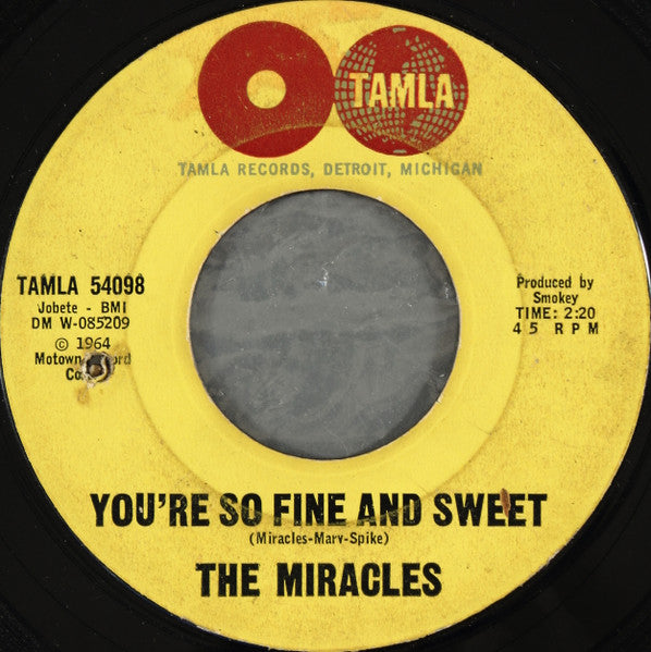 The Miracles – I Like It Like That / You're So Fine And Sweet, image 4
