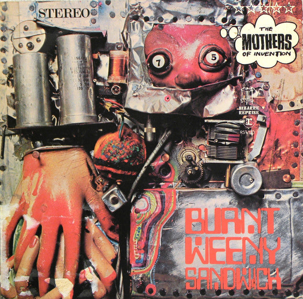 Front cover of The Mothers Of Invention – Burnt Weeny Sandwich, Reprise Records, Germany, 1970