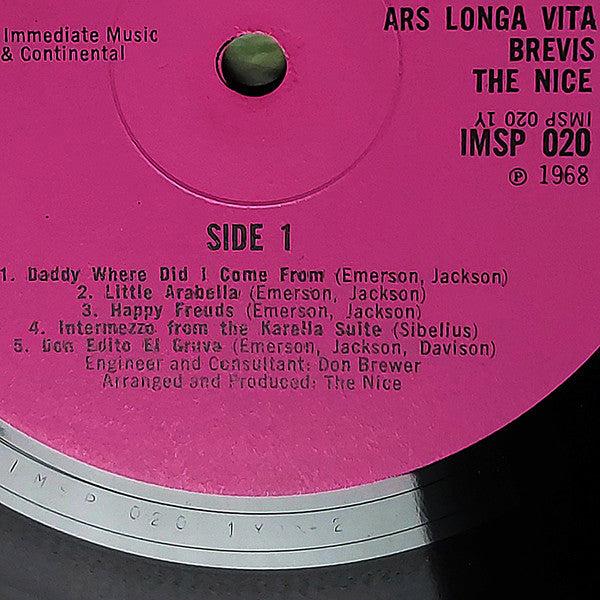 The Nice – Ars Longa Vita Brevis, image 5