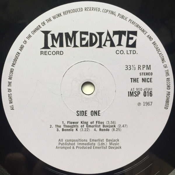 The Nice – The Thoughts Of Emerlist Davjack, image 3