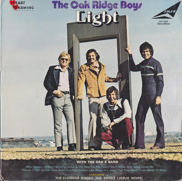 Front cover of The Oak Ridge Boys – Light, Heart Warming Records, Scandinavia, 1972