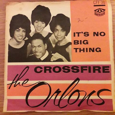 Front cover of The Orlons – Crossfire!, Cameo, Sweden, 1963