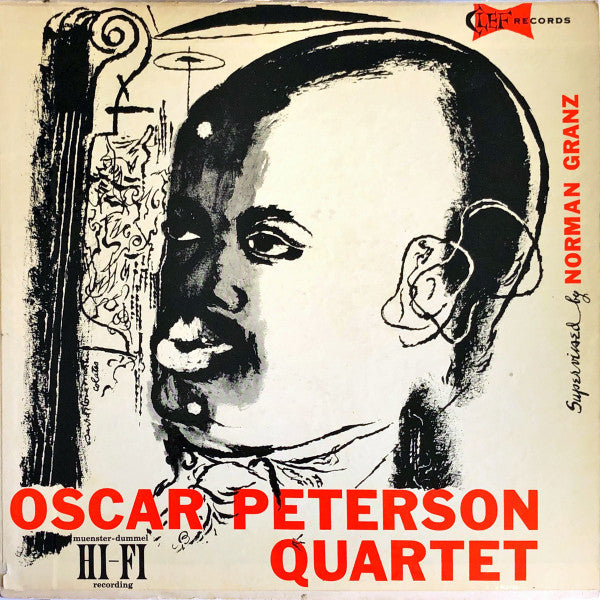 Front cover of Oscar Peterson Quartet – Oscar Peterson Quartet, Clef Records, US, 1955