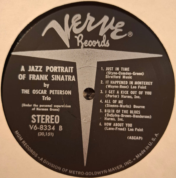 The Oscar Peterson Trio – A Jazz Portrait Of Frank Sinatra, image 4