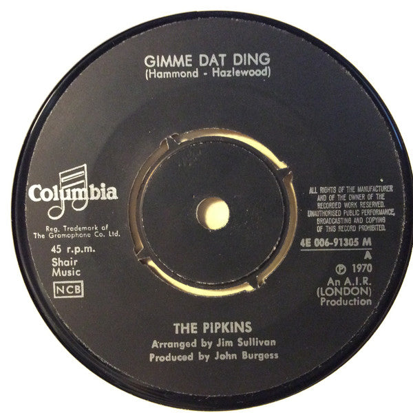 The Pipkins – Gimme Dat Ding / To Love You, image 3