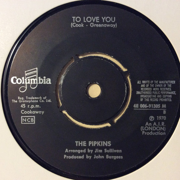 The Pipkins – Gimme Dat Ding / To Love You, image 4