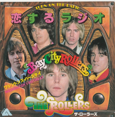Front cover of The Rollers – Turn On The Radio, Arista, Japan, 1979