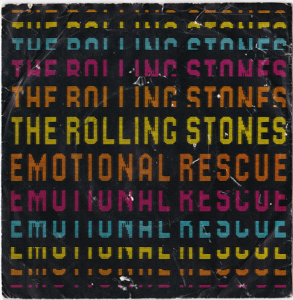 Front cover of The Rolling Stones – Emotional Rescue, Rolling Stones Records, Sweden, 1980