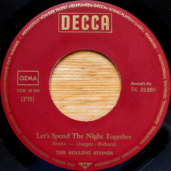 The Rolling Stones – Let's Spend The Night Together / Ruby Tuesday, image 2