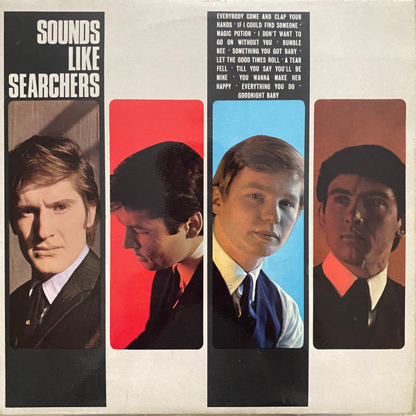 Front cover of The Searchers – Sounds Like Searchers, Pye Records, UK, 1965