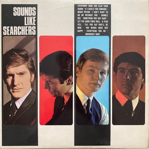 Front cover of The Searchers – Sounds Like Searchers, Pye Records, UK, 1965