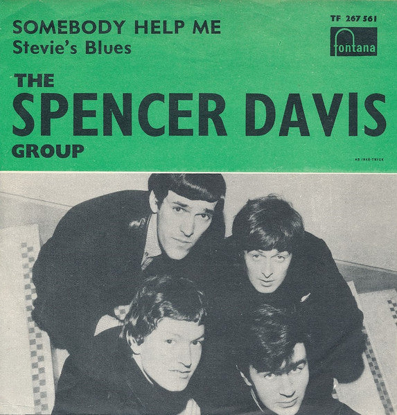 Front cover of The Spencer Davis Group – Somebody Help Me / Stevie's Blues, Fontana, Sweden, 1966