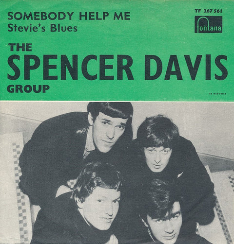 Front cover of The Spencer Davis Group – Somebody Help Me / Stevie's Blues, Fontana, Sweden, 1966