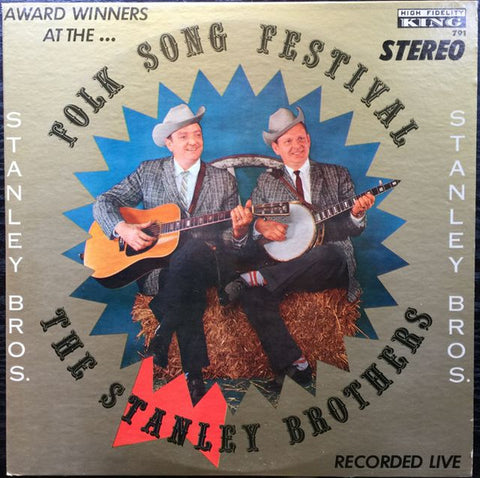 Front cover of The Stanley Brothers – Folk Song Festival, King Records, US, 1965