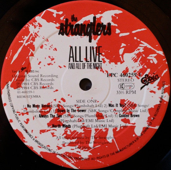 The Stranglers – All Live And All Of The Night, image 4