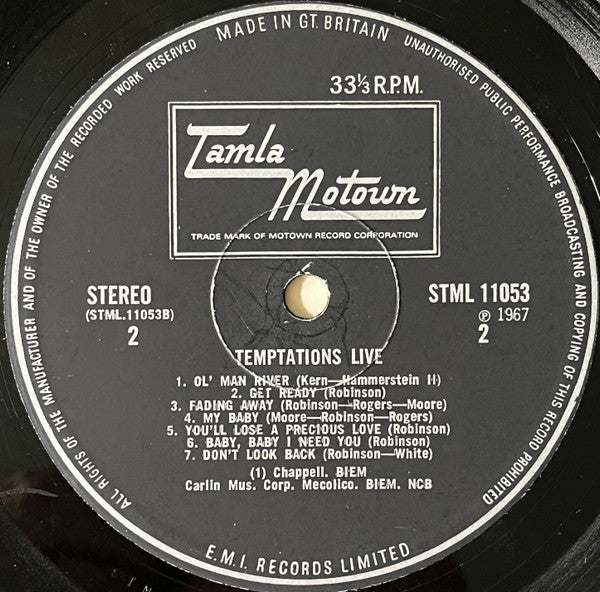 Temptations – Temptations Live!, image 4