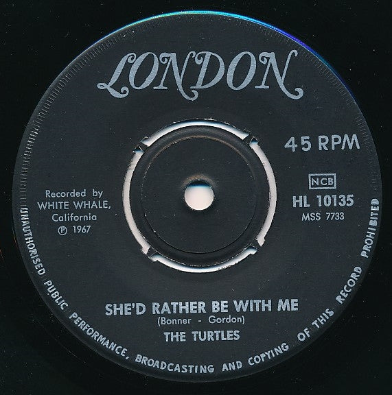 The Turtles – She'd Rather Be With Me / The Walking Song, image 3
