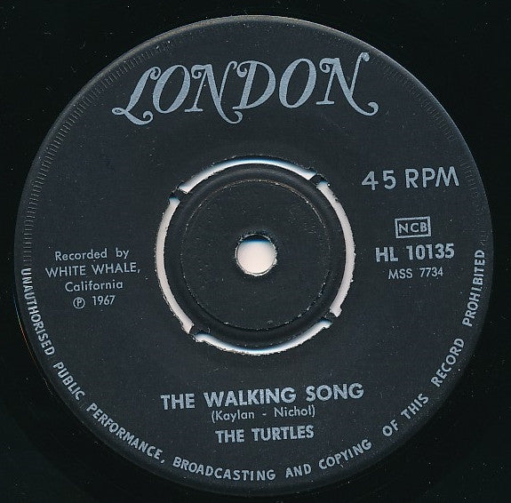 The Turtles – She'd Rather Be With Me / The Walking Song, image 4