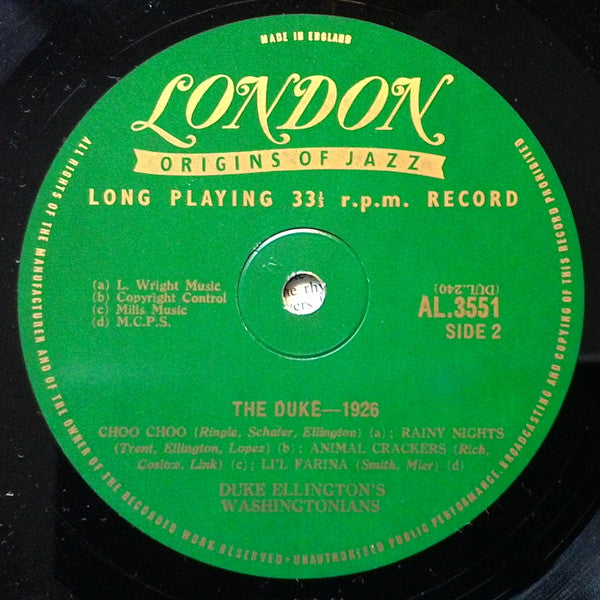 Duke Ellington's Washingtonians – The Duke 1926, image 4