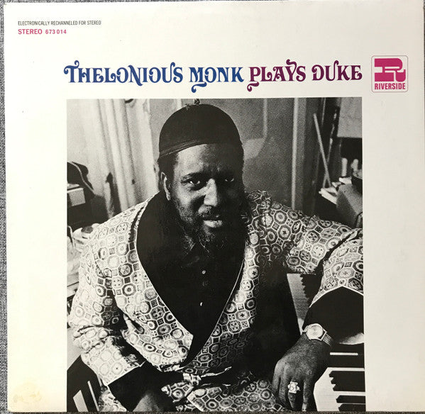 Front cover of Thelonious Monk – Thelonious Monk Plays Duke, Riverside Records, Germany, 1969