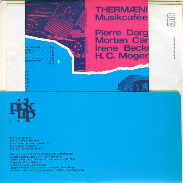 Thermænius – Thermænius Live Musikcaféen, May 28. 1979, image 2