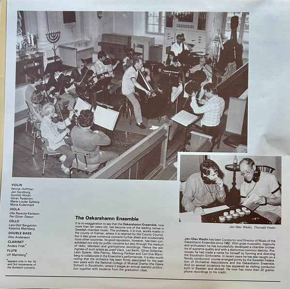 Thorvald Fredin, Oskarshamnsensemblen, Jan-Olav Wedin – Concertos For Double Bass And Orchestra, image 3