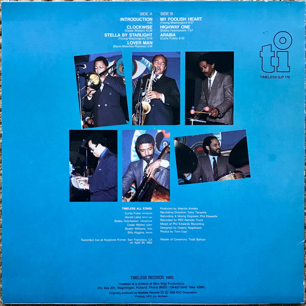 Timeless All Stars – It's Timeless (Recorded Live At Keystone Korner), image 2
