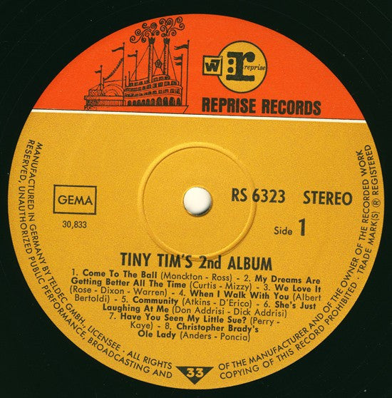 Tiny Tim – Tiny Tim's 2nd Album, image 3