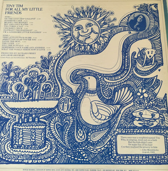 Tiny Tim – For All My Little Friends, image 2