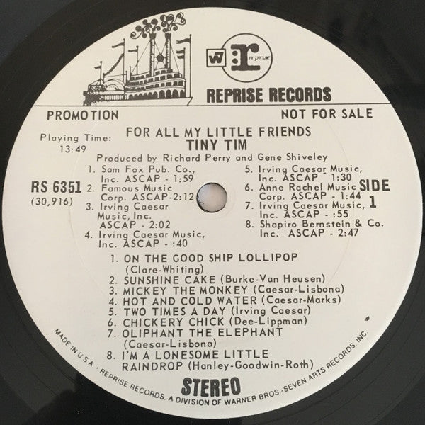Tiny Tim – For All My Little Friends, image 4