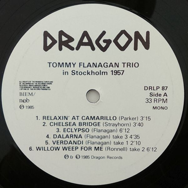 Tommy Flanagan Trio with Wilbur Little and Elvin Jones – In Stockholm 1957, image 2