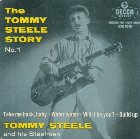 Front cover of Tommy Steele And His Steelmen – The Tommy Steele Story No. 1, Decca, Sweden, 1957