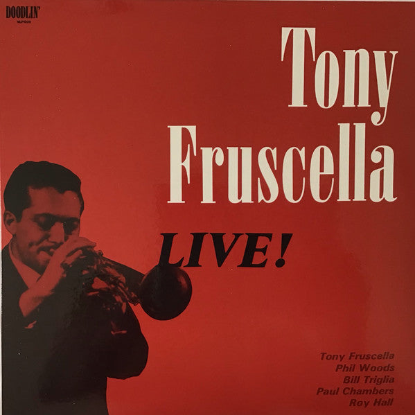 Front cover of Tony Fruscella – Live!, Doodlin' Records, Japan, 2001