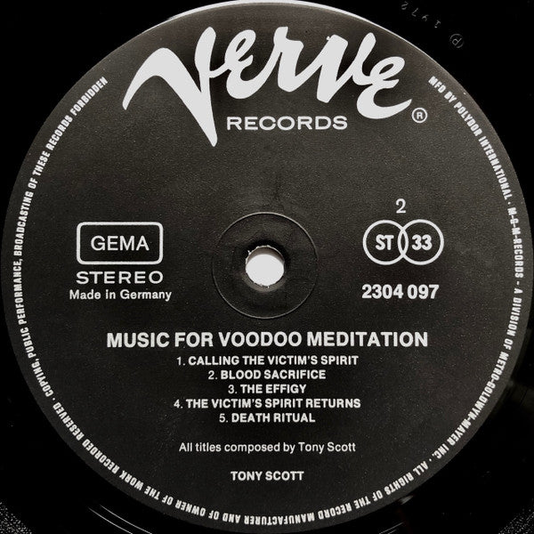 Tony Scott – Music For Voodoo Meditation, image 4