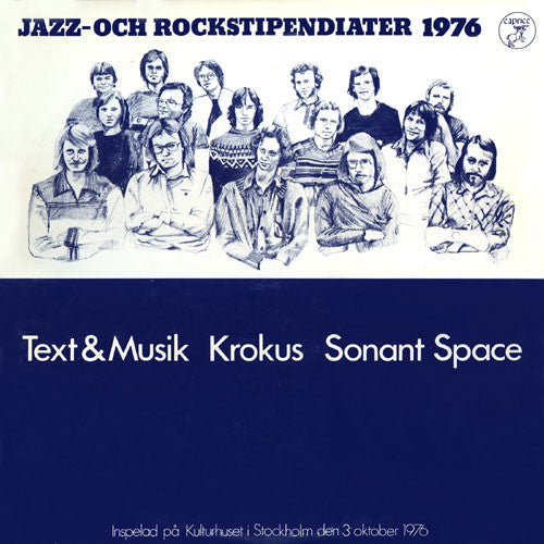 Front cover of Various – Jazz- Och Rockstipendiater 1976, Caprice Records, Sweden, 1976