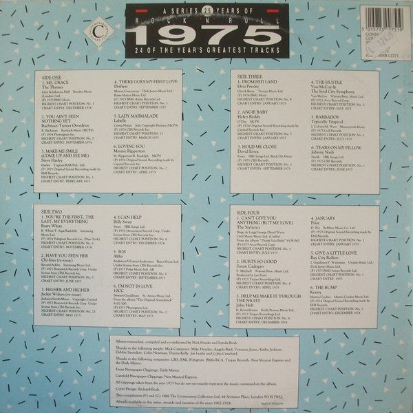 Various – 25 Years Of Rock 'N' Roll 1975, image 2