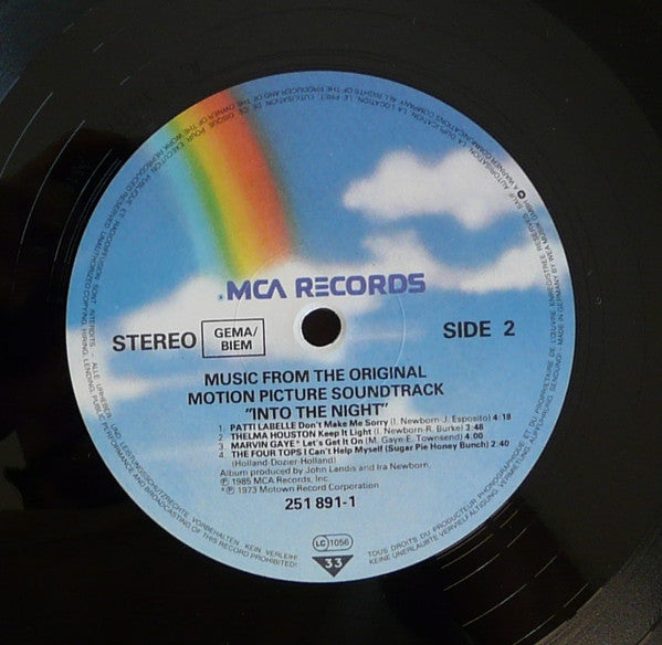 Various – Into The Night (Music From The Original Motion Picture Soundtrack), image 4