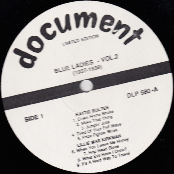 Various – Blue Ladies - Vol.2 (1937-1939), image 3