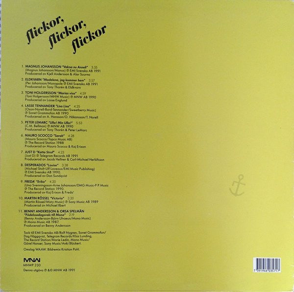 Various – Flickor, Flickor, Flickor, image 2